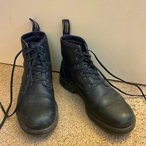 Blundstone Lace-up Chelsea Boot, Black, size 10, 10.5